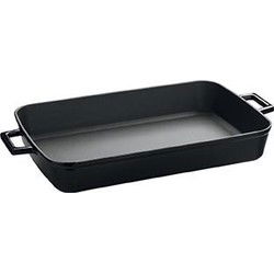 LAVA Schaal rechthoekig - 400x260mm - Zwart/Zwart
