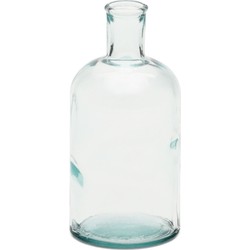 Kave Home - Brenna vaas van 100% gerecycled helder glas 19 cm