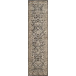 Safavieh Traditional Indoor Woven Area Rug, Sofia Collection, SOF330, in Light Grey & Beige, 66 X 244 cm