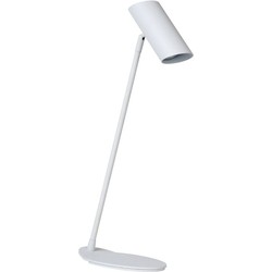 Elegant slanke wit bureaulamp GU10