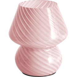 LOBO - Tafellamp - Roze - Glas
