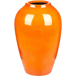 Beliani TERRASA - Bloemenvaas-Oranje-Terracotta
