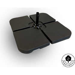 4gardenz® Verzwaringsset Parasolvoet voor Zweefparasols - Vulbaar tot 80 KG