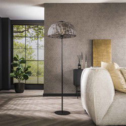 Vloerlamp Ø50cm - Zwart/Bruin - 50x50x180cm
