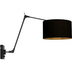 Steinhauer wandlamp Prestige chic - zwart -  - 3986ZW