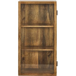 House Doctor Wandvitrine hout antiek bruin 80cm