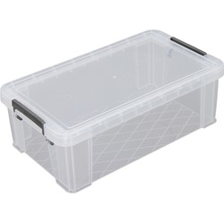 Allstore Opbergbox - 5,8 liter - Transparant - 35 x 19 x 12 cm - Opbergbox