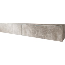 Meubella - TV-Meubel Dixon - Betonlook - 180 cm