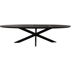 Starfurn Eettafel Brandy Black | 300 cm | Ovaal