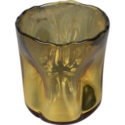 Handgeblazen Glas Amber 3*