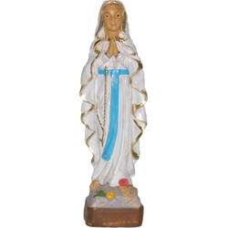 Maria beeldje - biddend - 10 cm - polystone - religieuze beelden - Kerstbeeldjes