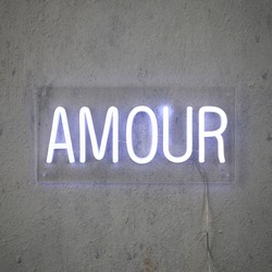 Luca Lighting Amour Neonverlichting - L30 x B15 cm - Wit