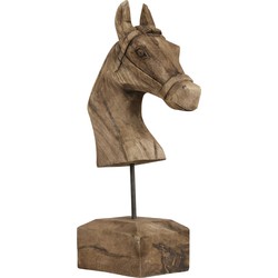 Light&Living Dierenkop Paard Hout 48 x 25