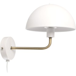 Leitmotiv - Wandlamp Bonnet - Wit