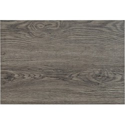 Onderlegger van grijs hout print 45 x 30 cm - Placemats