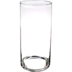 Bellatio Decorations Bloemenvaas basic - glas - H60 x D19 cm - Vazen