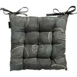 Madison Toscane Kussen - Circle Green - 46x46 - Groen