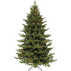 Triumph Tree Sherwood Deluxe Kunstkerstboom met LED Verlichting - H185 x Ø127 cm - Groen