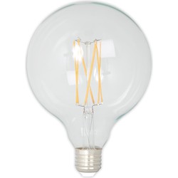 2 stuks - LED volglas LangFilament Globelamp 240V 4W 350lm E27 GLB125, Helder 2300K Dimbaar