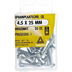 Sp.pl.schr. ck 4,5x25mm 25st