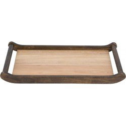 Cosy & Trendy Dienblad - hout - rechthoekig - 42 x 24 cm - Dienbladen
