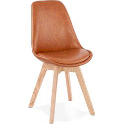NIAGARA design stoel 56x48x82 cm Bruin