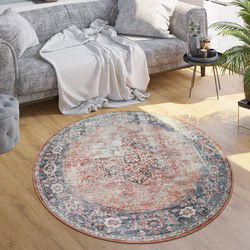 Laagpolig Vintage Vloerkleed - Livotta - Multi - 240x340 cm