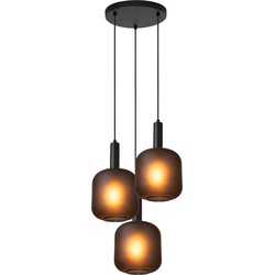 Elly hanglamp diameter 40 cm 3xE27 zwart