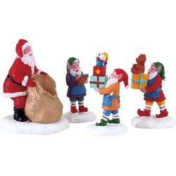 Present procession set of 4