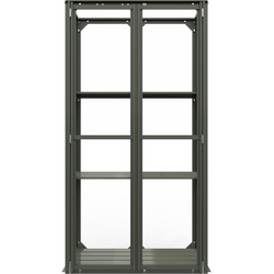 Kweekkast Urban Grower Large groengrijs 3 mm transparant polycarbonaat