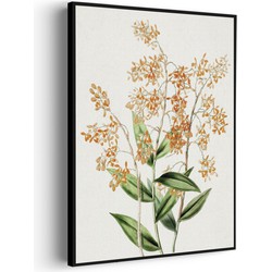 Muurwerken Akoestisch Schilderij - Prent Bloemen - Geluidsdempend Wandpaneel - Wanddecoratie - Geluidsisolatie - BASIC (AW 0.65) XL (86X120)