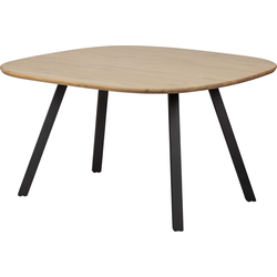 WOOOD Tablo Eettafel met 2-Stand Poot - Eiken - Naturel - 75x130x130