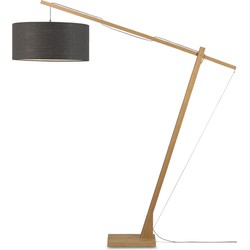 Vloerlamp Montblanc - Bamboe/Donkergrijs - 175x60x207cm