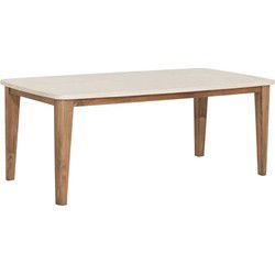 DTP Home Dining table Bliss Mortex rectangular 200,76x200x100 cm | MORTEX top