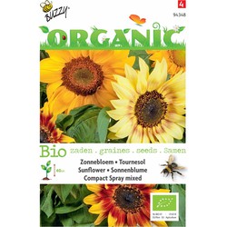 5 stuks - Organic Helianthus dwarf Spray gemengd (Skal 14725) Tuinplus