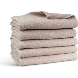 Handdoek Home Collectie - 5 stuks - 70x140 - taupe