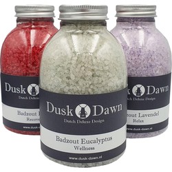 Dusk till Dawn Badzout Giftset Rozen Lavendel Eucalyptus - 3x 250ml