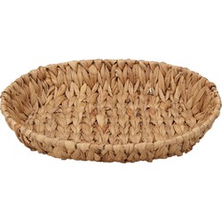 H&S Collection Broodmand - gevlochten riet - naturel - 35 x 28 x 6 cm - broodmand