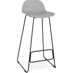 BABYLOS design barkruk 50x53x95 cm Grijs