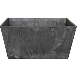 Bloempot Bowl Ella zwart 30 x 14 cm - Artstone