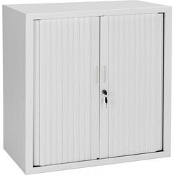 Kleine CLASSIFY kantoorkast met gordijntjes 80x43x72 cm