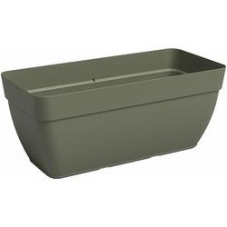 Bloempot - Kunststof - Kunstmatig groen - Rechthoekig - L57,9 x D37 x H33,5cm - ARTEVASI
