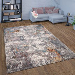 Binnen & Buitenkleed Torana - Vintage Design - Grijs - 200x290 cm