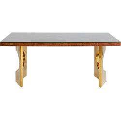 Eettafel Conley Oho Gold 180x90cm