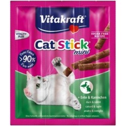 Vitakraft Cat-Stick mini eend & konijn