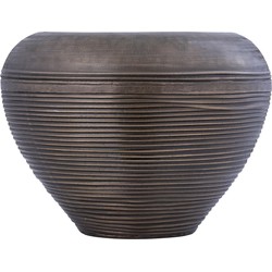 PTMD Bloempot Dineo - 55x55x41 cm - Messing - Messing