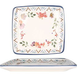 Bonna Serveerschaal - Spring - Porselein - 22x20 cm - set van 2