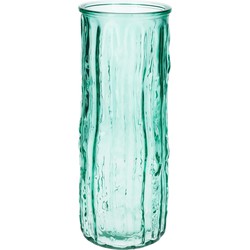 Bellatio Design Bloemenvaas - helder - transparant glas - D10 x H25 cm - Vazen