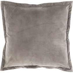 Unique Living - Kussen Basics - 45x45cm - Chateau Grijs