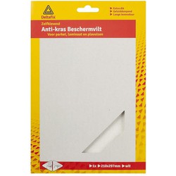 Deltafix Anti-krasvilt -1x A4 knipvel - wit - 210 x 297 mm - Meubelviltjes